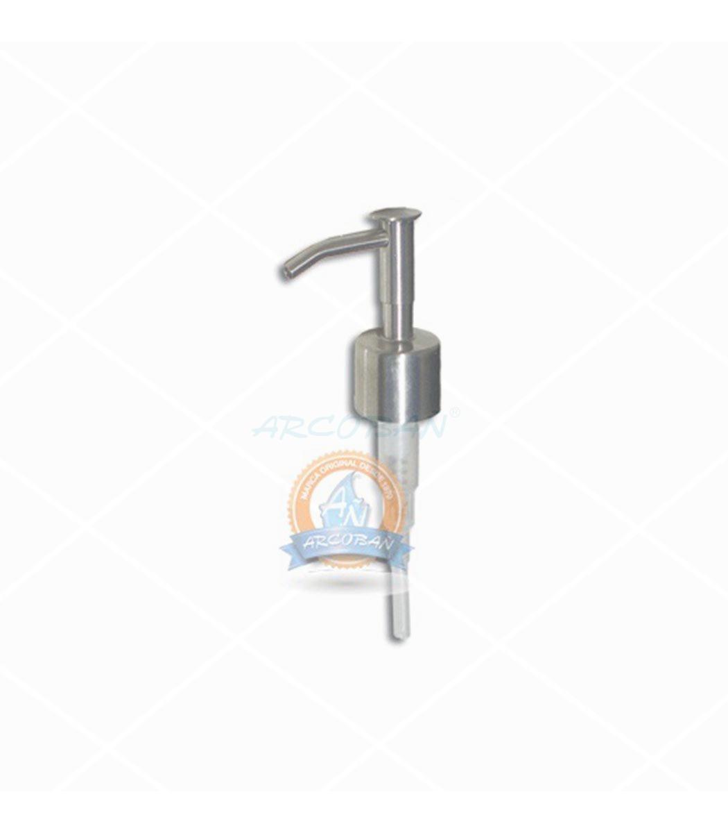 Dosificador jabon bomba dispensador cromo BOMBA DOSIFICADOR ENCIMERA INOX - Imagen 1