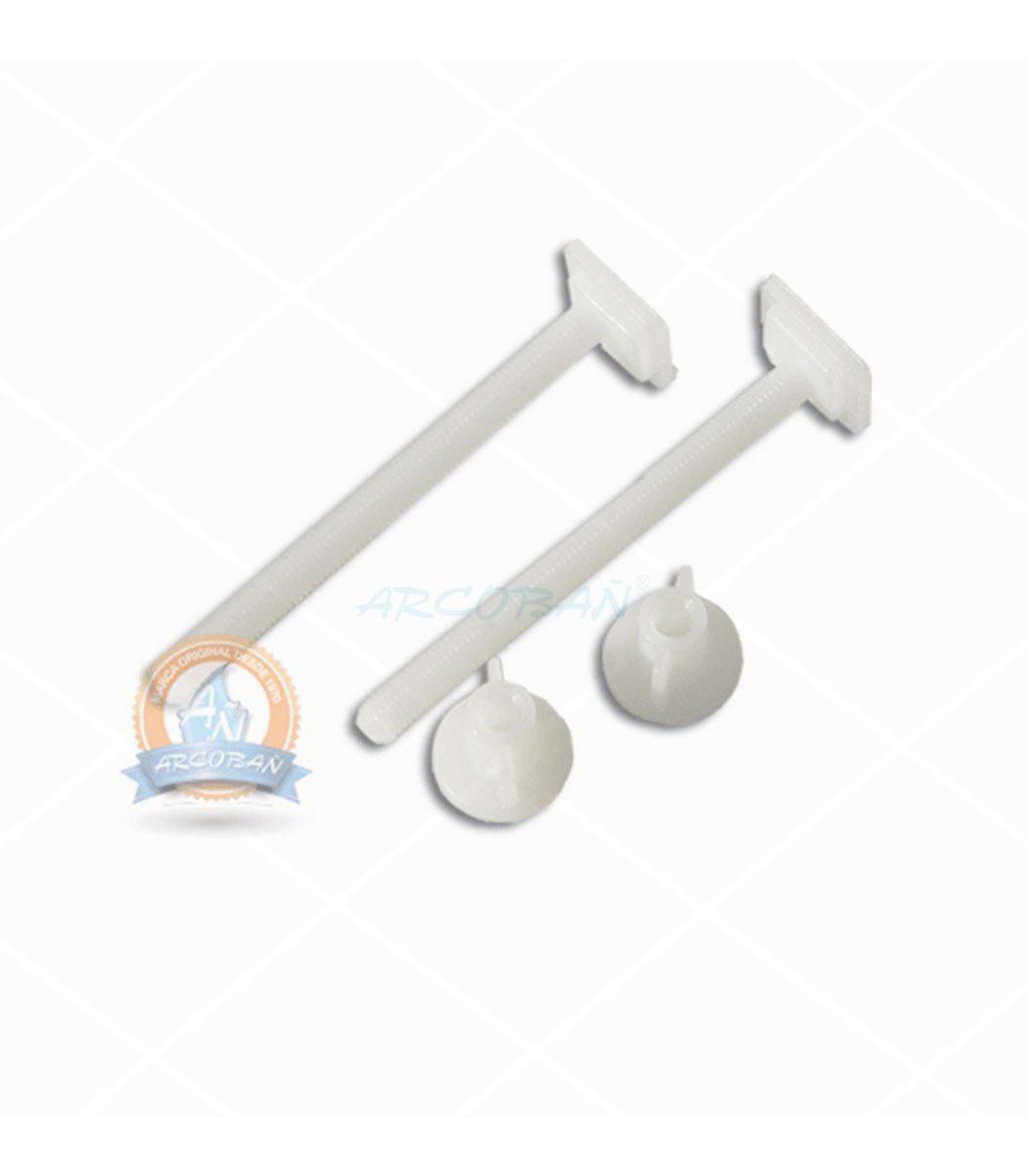 Herrajes inodoro bater blanco baño JUEGO DE HERRAJES MOMENTUM - Imagen 1