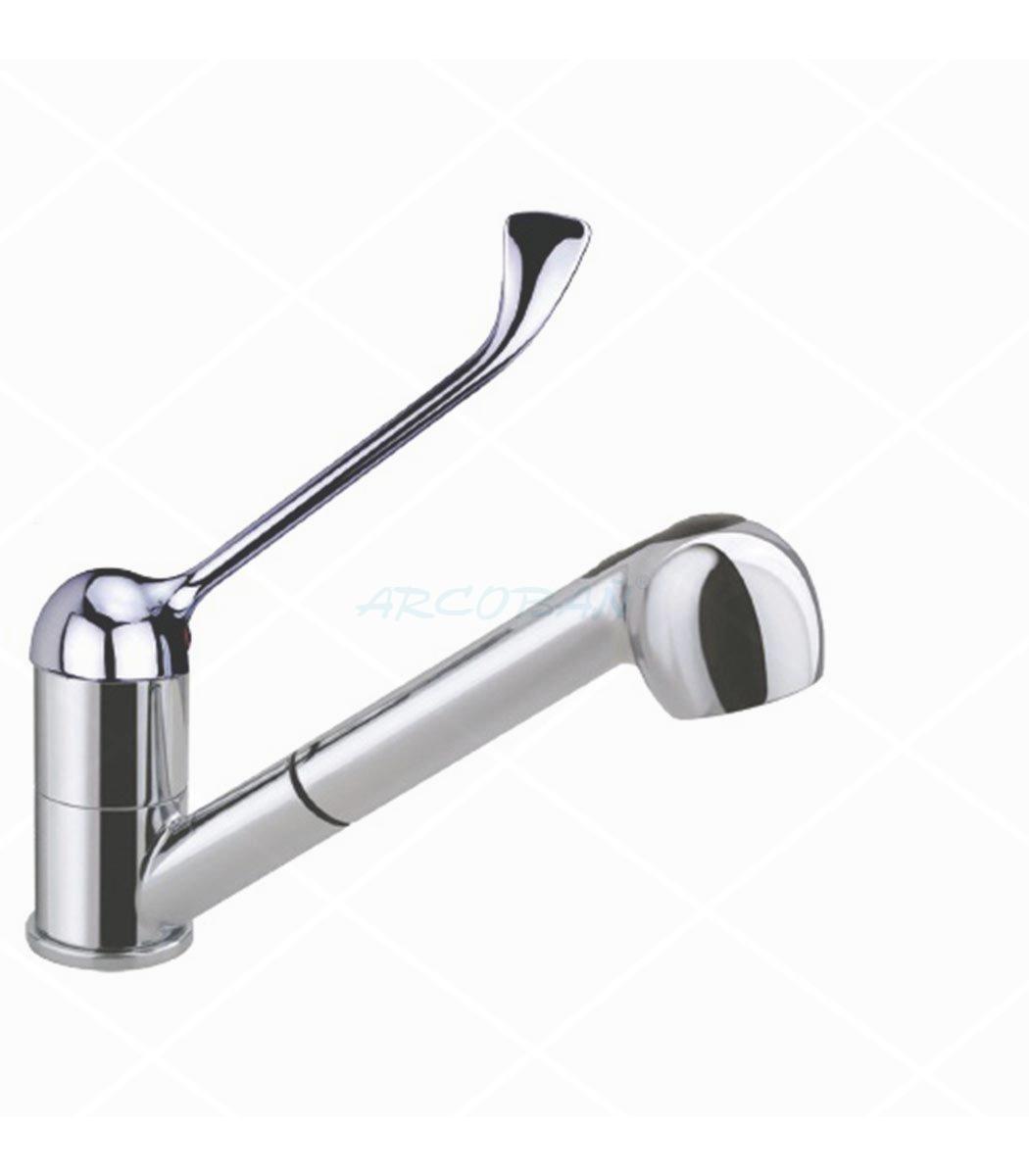 grifo medical gerontologico extraible cocina MONOMANDO FREG. EXTRAÍBLE GERONTOLÓGICO - Imagen 1