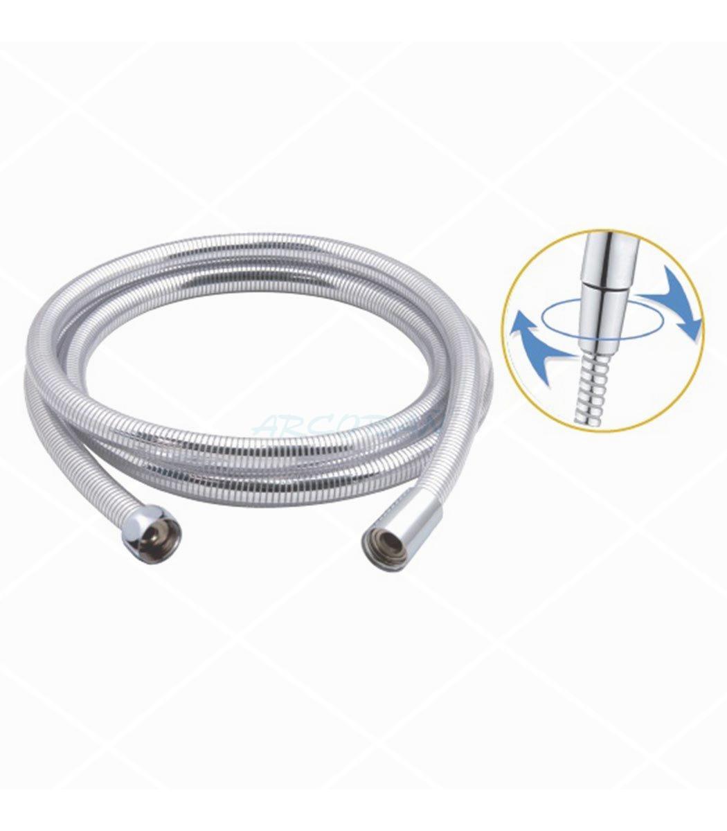Flexo antitorsion 360 grados acero FLEXO ACERO INOX ANTITORSIÓN 1,75-2,25M - Imagen 1