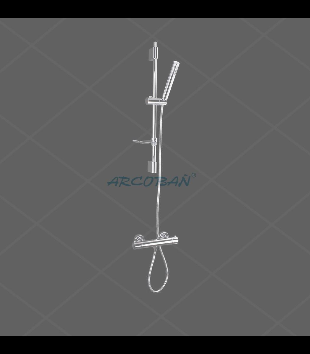 barra ducha termostatica virgo slim LOTVISL LOTE TERMOSTÁTICA VIRGO + BARRA SLIM - Imagen 1