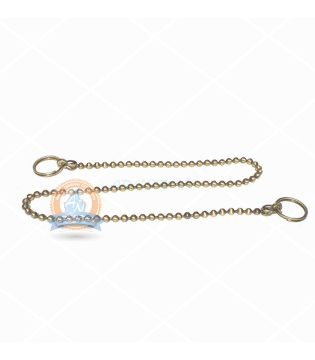 cadena bañera acero bronce CADENA BAÑERA BRONCE 40CM (BOLSA 25UDS) - Imagen 1