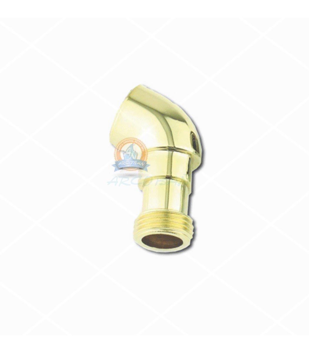 codo mango ducha oro alcachofa CODO ABS ORO EN BLISTER - Imagen 1