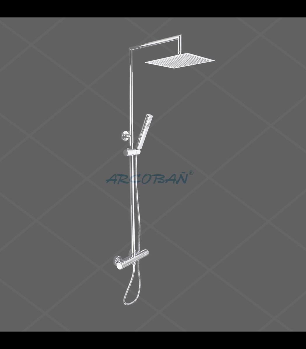 columna ducha Este9 termostatica libra cuadrada COLUMNA DUCHA ESTE9 TERMOSTÁTICA LIBRA Cuadrado - Imagen 1