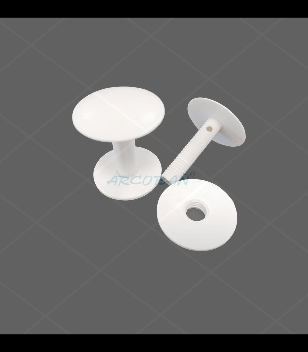 embellecedores blancos JUEGO 2 EMBELLECEDORES BLANCOS - Imagen 1