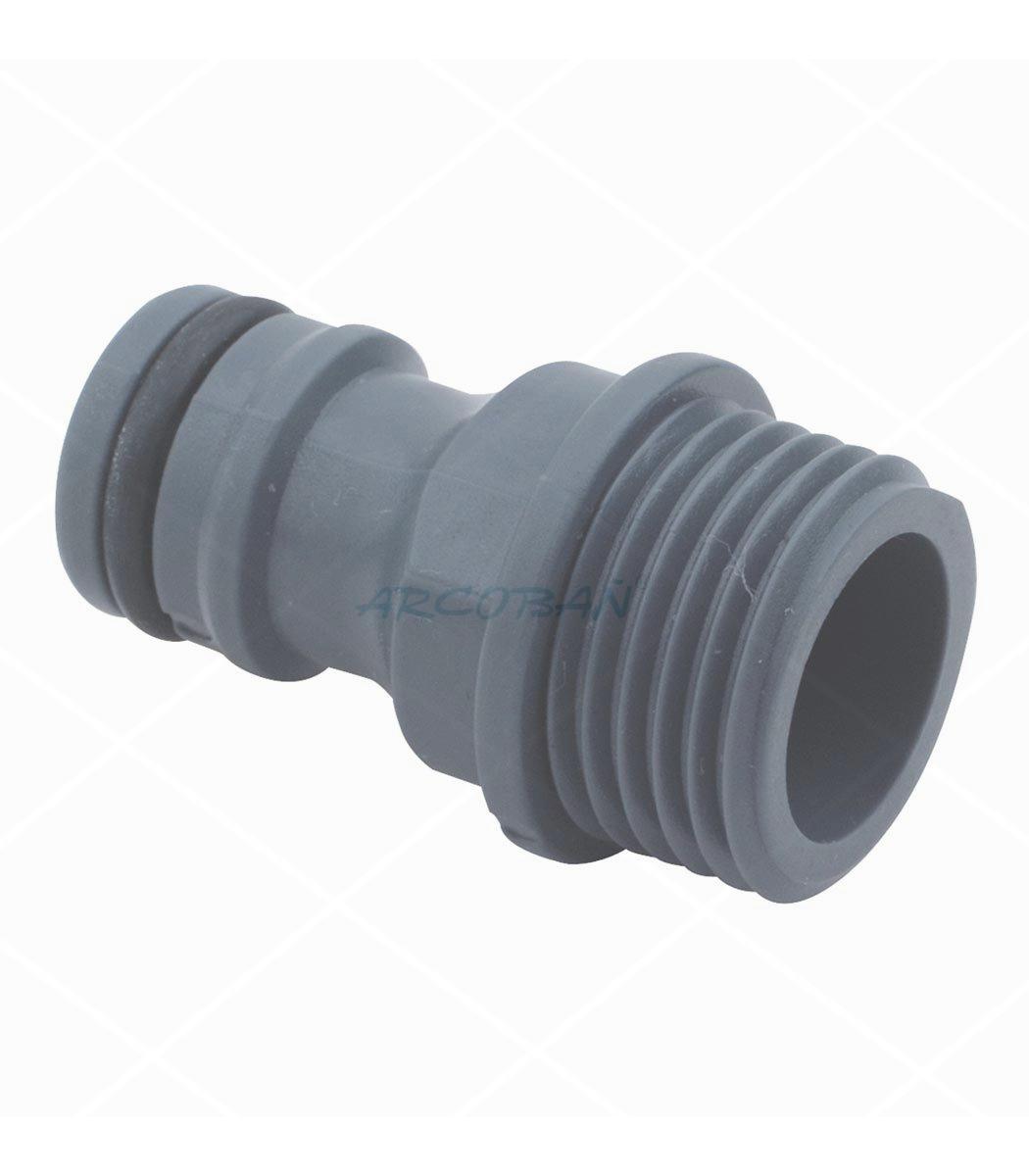 tapon adaptador grifo maguera jardin TAPÓN ADAPTADOR MACHO PARA GRIFO 1/2" - Imagen 1
