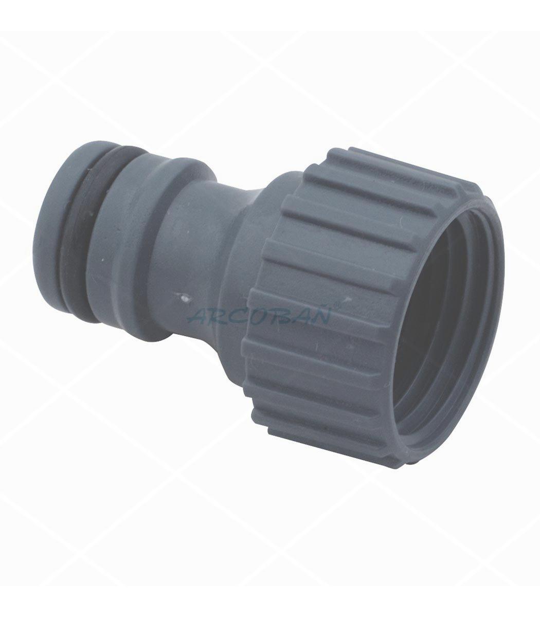 tapon jardin adapatador abs manguera TAPÓN ADAPTADOR HEMBRA P/GRIFO 1/2 - Imagen 1