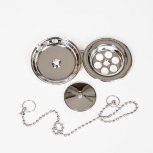 CONJUNTO VÁLVULA BAÑERA CROMO