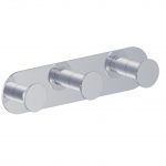 PERCHA TRIPLE HAYA ACERO INOX