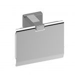PORTARROLLOS CON TAPA CEREZO ACERO INOX