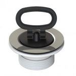 CONJUNTO VÁLVULA LAVABO ACERO CON CASQUILLO 1-1/2