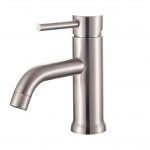 MONOMANDO LAVABO ACERO I. CURVO
