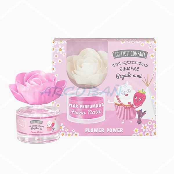 Flor Ambientador Aroma Fresa Nata Hogar Perfumada FLOR FLOWER POWER FRESA NATA 50ML - Imagen 1