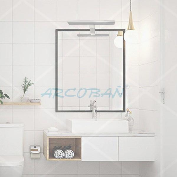Aplique luz led ABS corto espejo APLIQUE LED ESPEJO ABS 30CM - Imagen 1