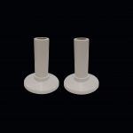 JUEGO 2 CUBRE TUBOS RADIADOR BLANCO