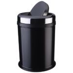 PAPELERA BATIENTE NEGRA 8L