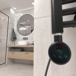 RADIADOR SECATOALLAS ELECTRICO NEGRO 800 X 400