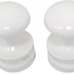 JUEGO 2 PERCHAS SECATOALLAS BLANCO