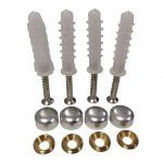 JUEGO 4 TORNILLOS CESTAS ALUMINIO