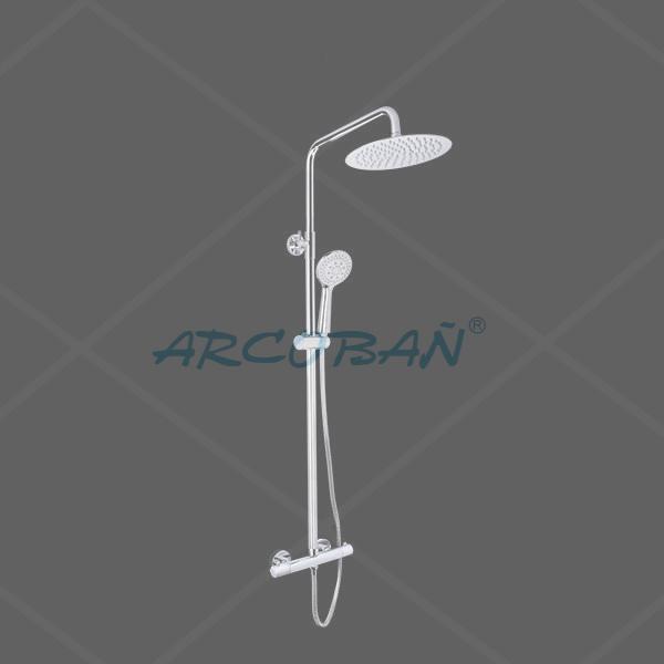 13STAR19 Columna Star T. Style Circular n COLUMNA DUCHA STAR19 TERMOSTATICA STYLE Cuadrada - Imagen 1