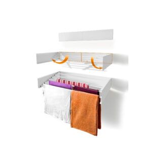 TENDEDERO DE PARED PLEGABLE BLANCO 100CM