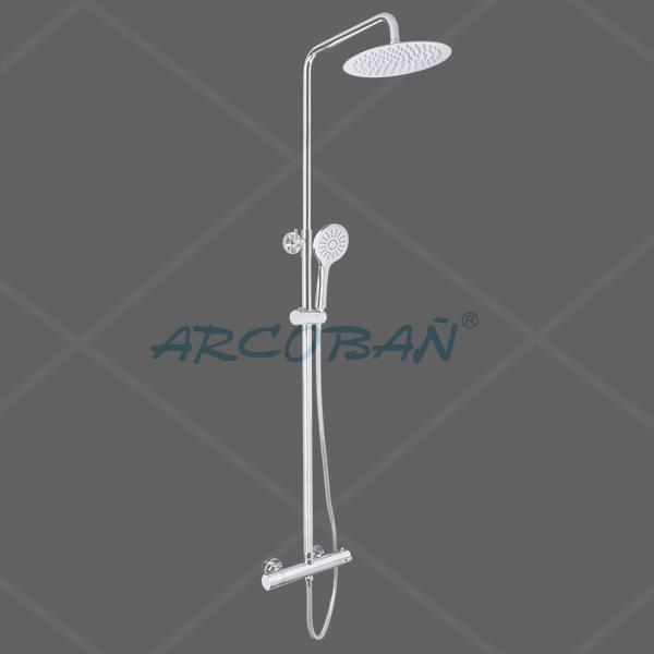 13OESTE9 Columna Oeste T. Libra Circular n COLUMNA DUCHA OESTE9 TERMOSTÁTICA LIBRA Circular - Imagen 1