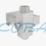 INVERSOR CONEXIÓN COLUMNA A FLEXO CON SOPORTE Cuadrado