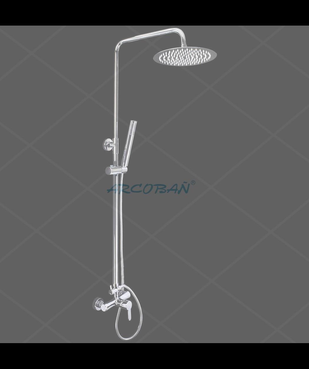 Columna 13OESTE12 golf n COLUMNA DUCHA OESTE12 MONOMANDO GOLF Circular - Imagen 1