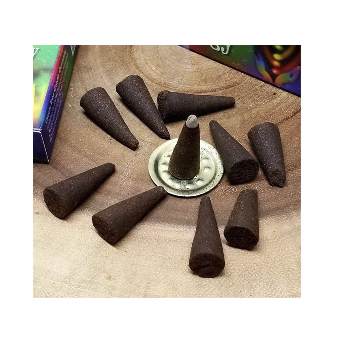 Cono lavanda ambar quemar