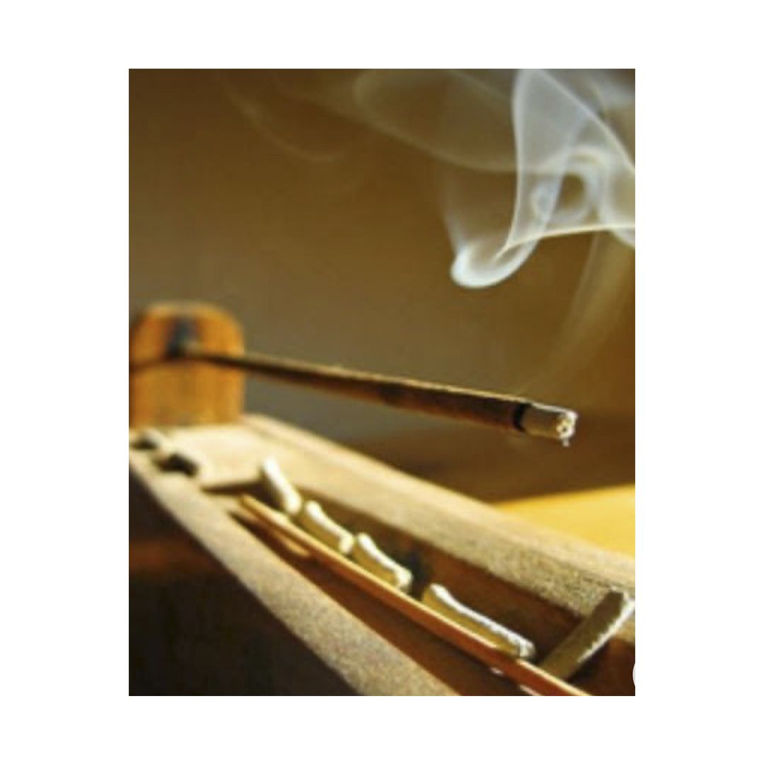 Incienso Meditación varillas ambar quemar