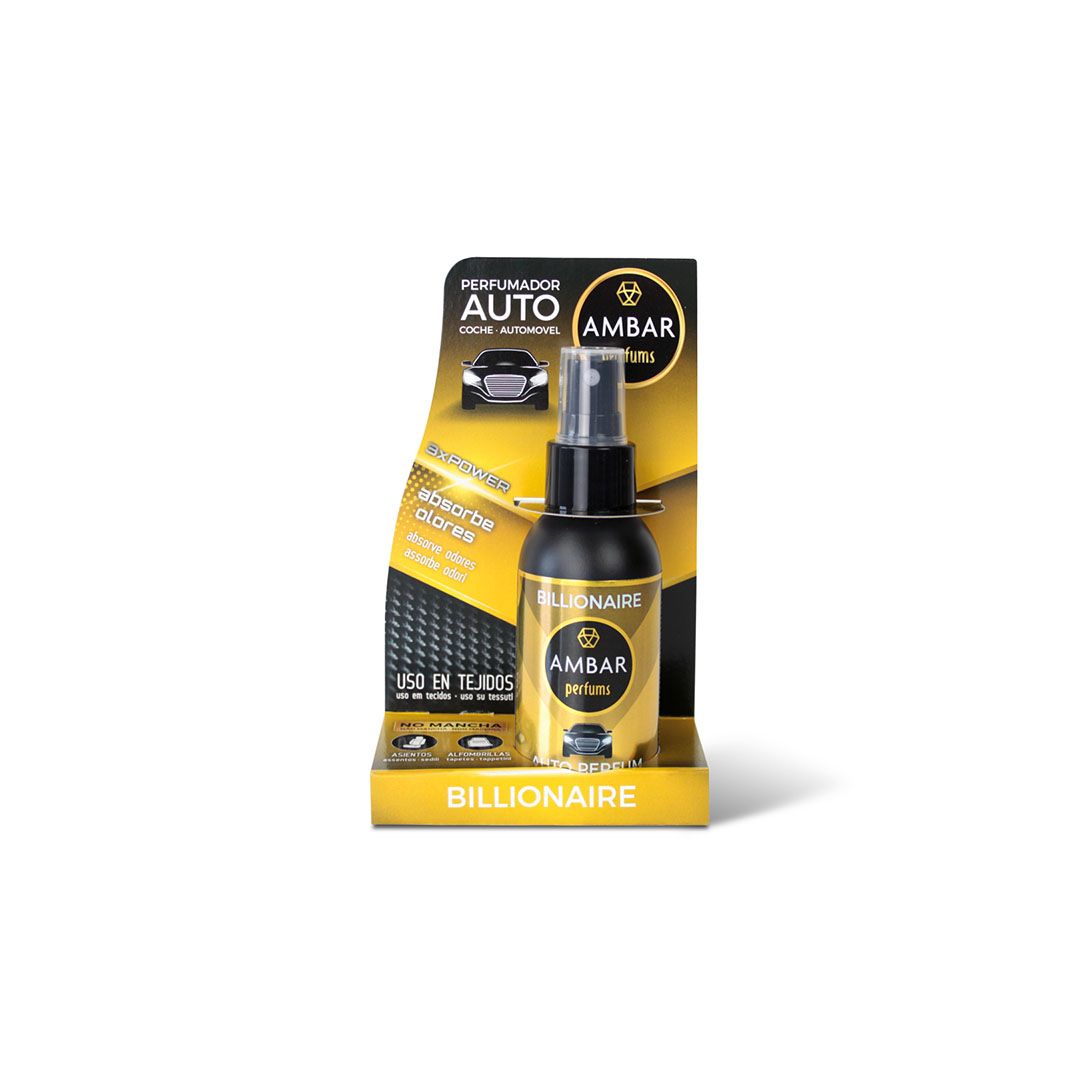 Spray coche perfum billionaire 3xpower ambar