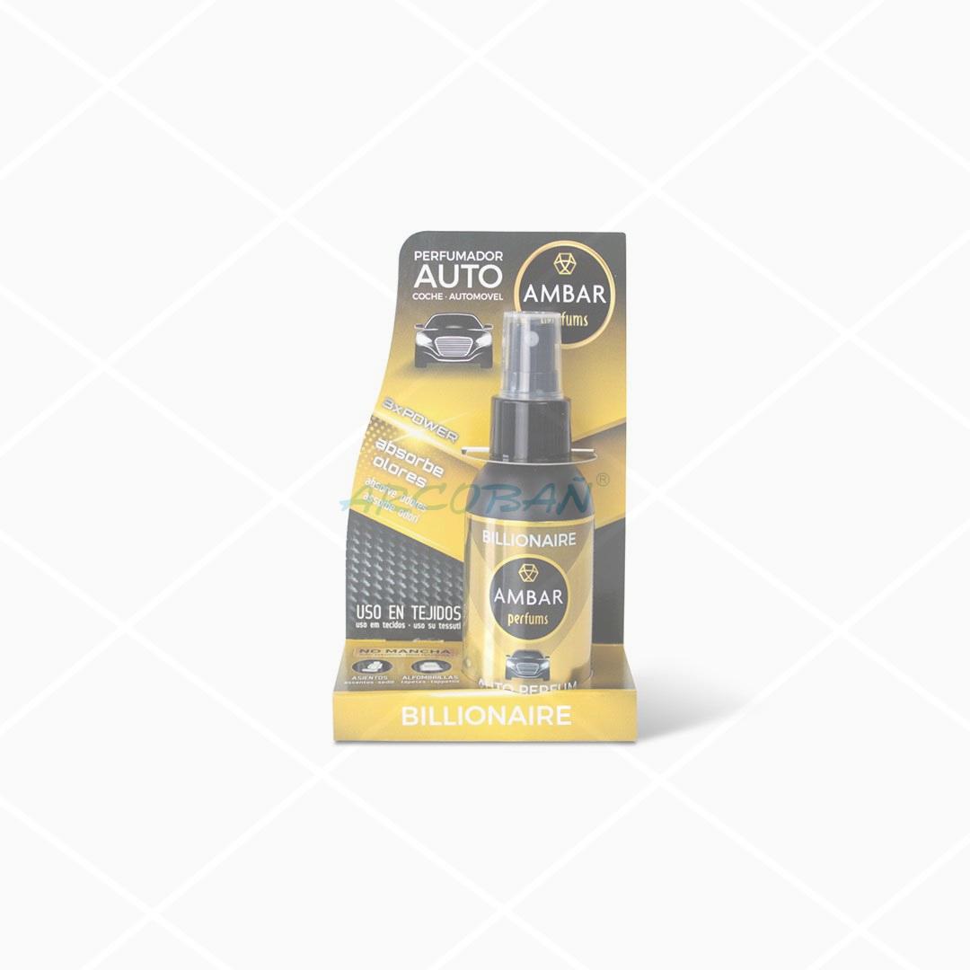 Spray coche perfum billionaire 3xpower ambar SPRAY COCHE PERFUM BILLIONARIRE 3XPOWER - Imagen 1