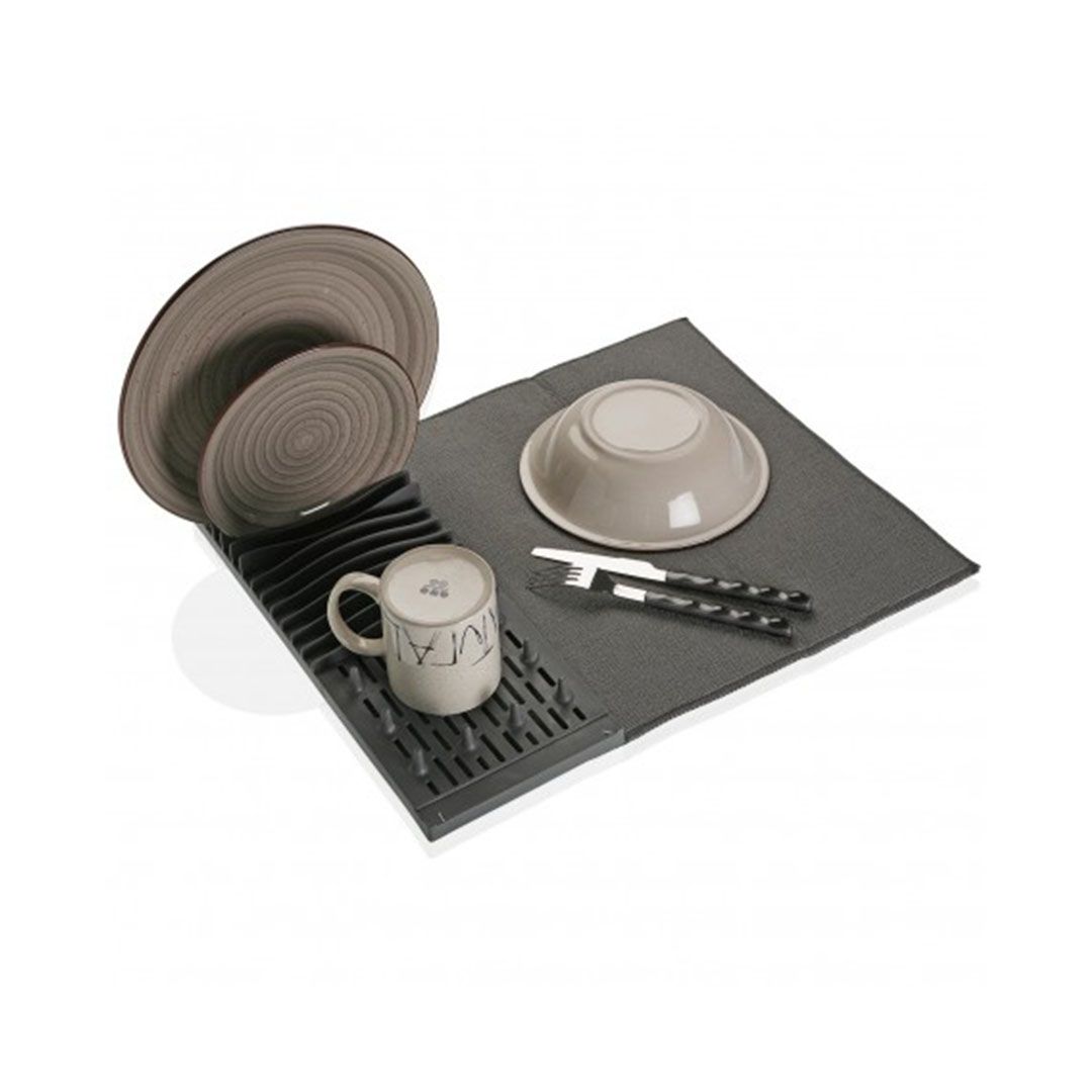 Escurridor cubiertos gris