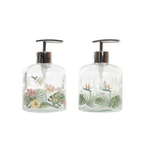 LOTE 2 UDS. DOSIFICADOR/DISPENSADOR CRISTAL JABÓN AMSTERDAM