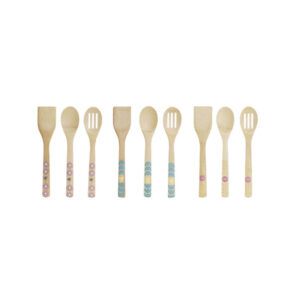 SET 3 UTENSILIOS MADERA COCINA TROPICAL
