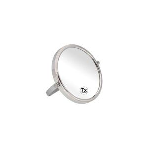 ESPEJO SOBREMESA CROMO CON SOPORTE 1/7 AUMENTOS 17CM