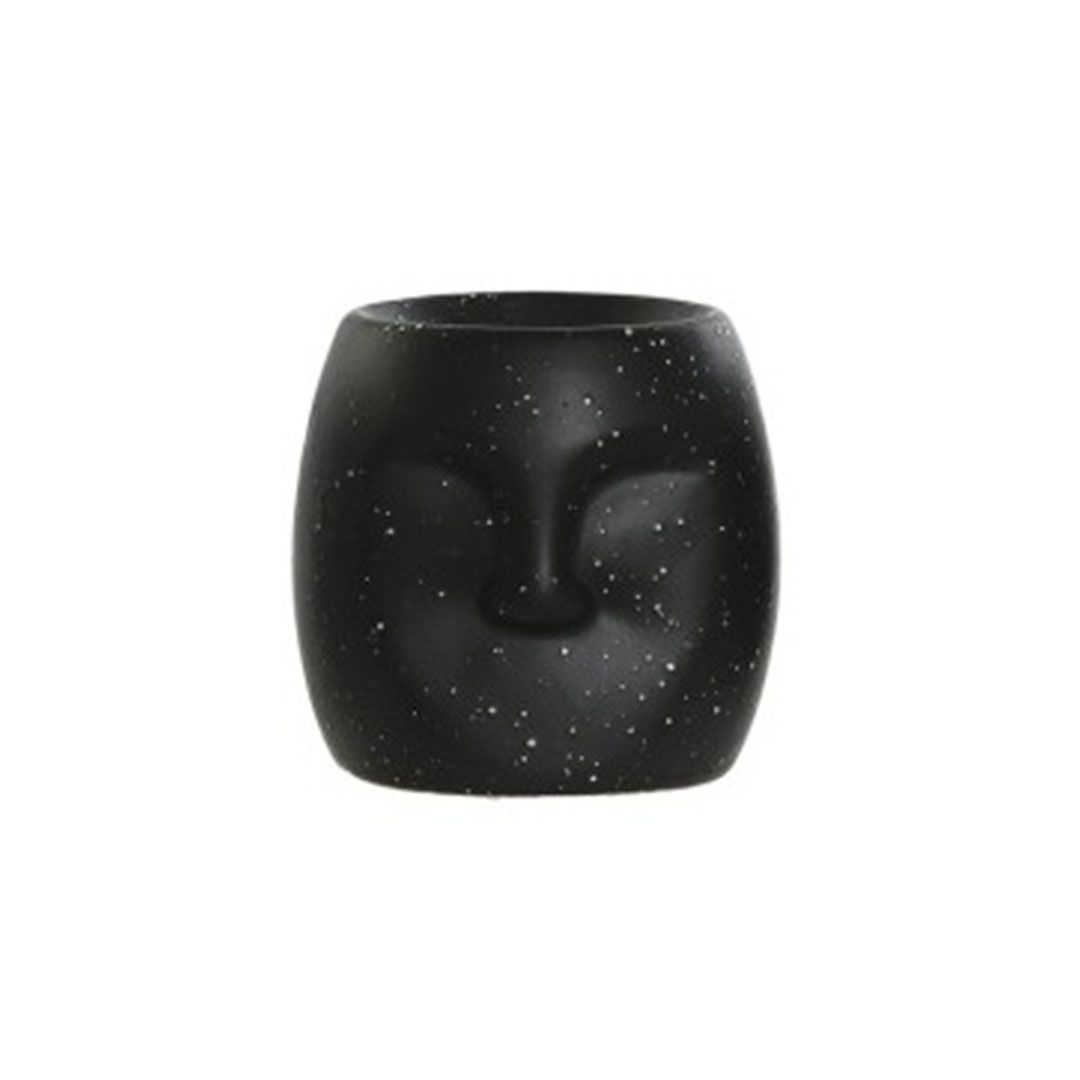 Quemador incienso cara negro