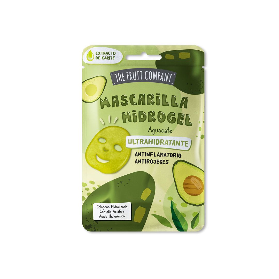 mascarilla facial hidrogel aguacate ultrahidratante 31gr
