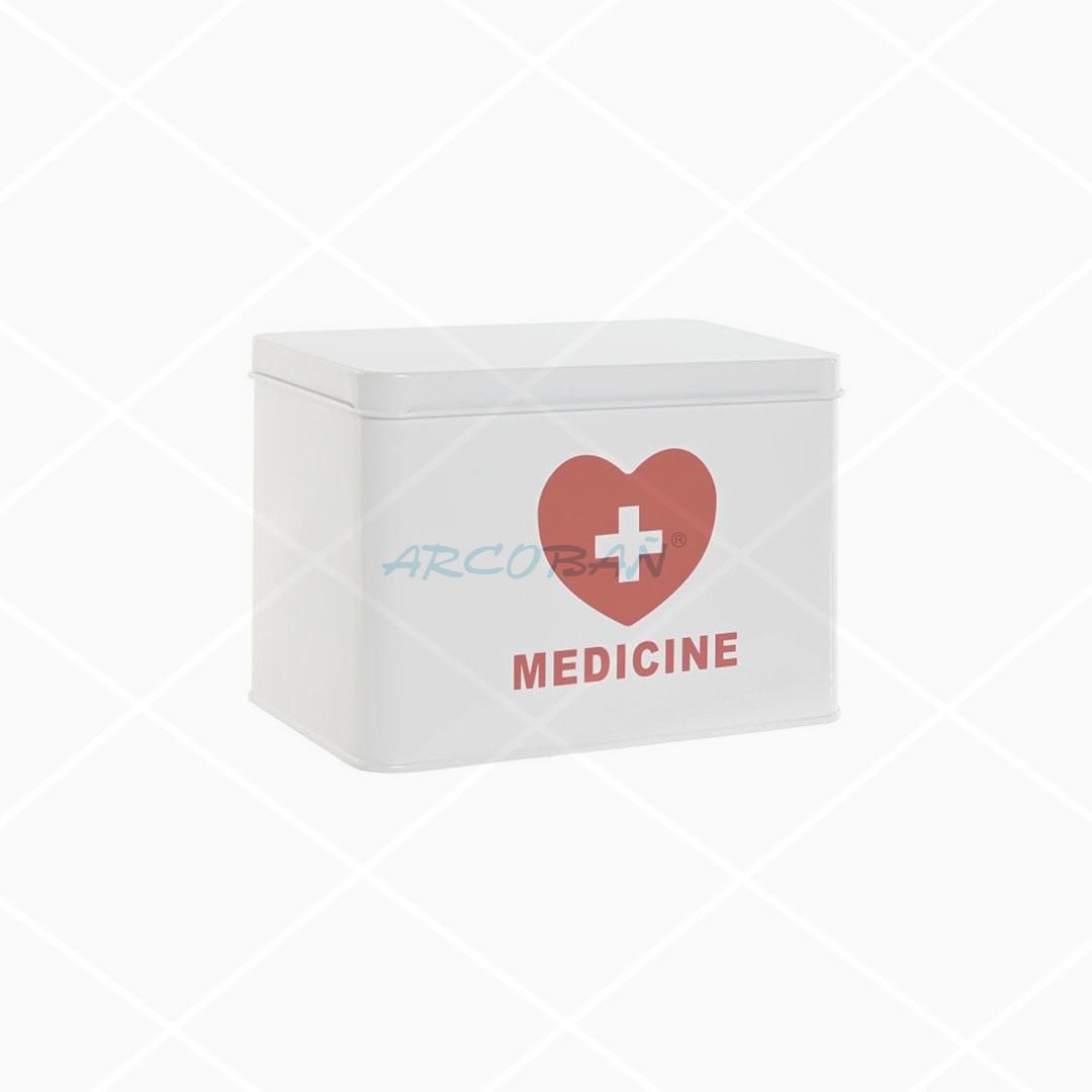 Botiquín blanco corazón BOTIQUÍN HOGAR BLANCO CORAZÓN - Imagen 1