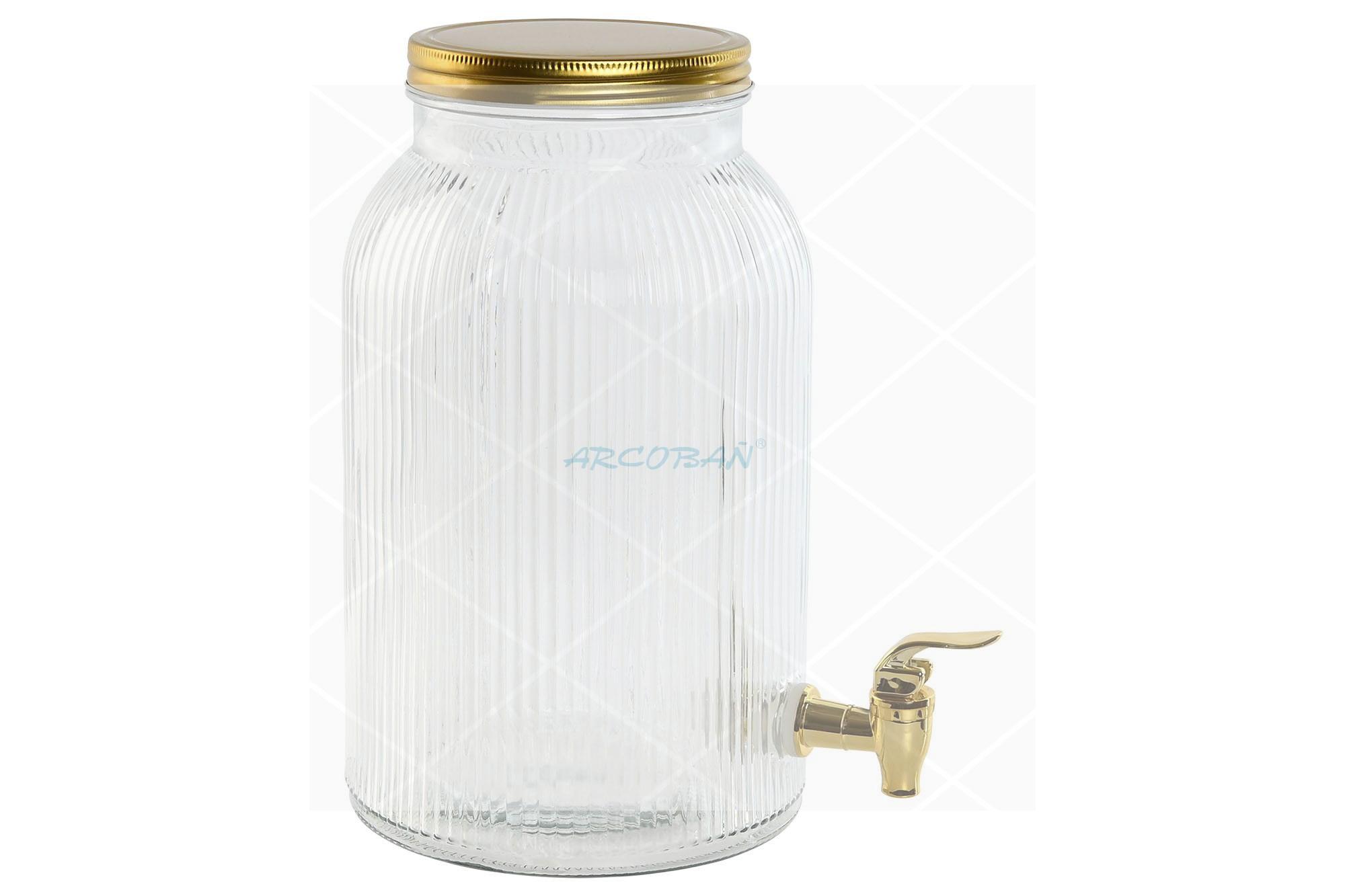 PC-217537 dispensador bebidas DISPENSADOR DE BEBIDA CRISTAL/ORO - Imagen 1