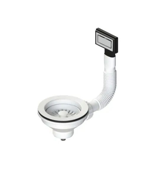 Válvula rebosadero blanca