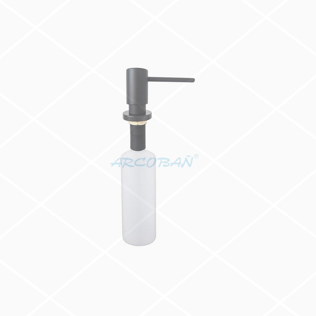dosificador bajo encimera negro DISPENSADOR JABON UNIVERSAL BAJO ENCIMERA NEGRO - Imagen 1
