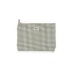 NECESER SOFIA CUADROS VERDE CARTERA XL