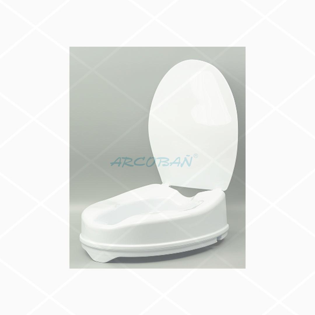 Asiento elevador inodoro10cm alto discapacitados ASIENTO ELEVADOR INODORO 10CM - Imagen 1