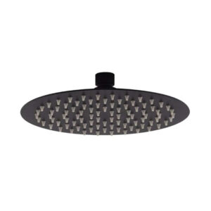 DUCHÓN CIRCULAR ACERO NEGRO 20CM