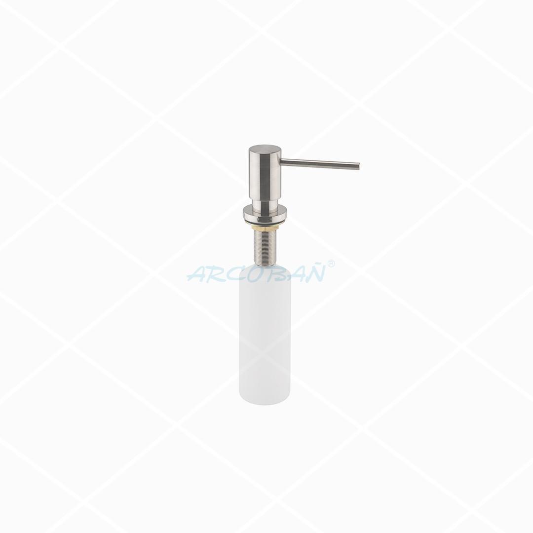 20DJBECM Dispensador cromo mate DISPENSADOR JABON UNIVERSAL BAJO ENCIMERA CROMO MATE - Imagen 1