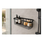 CESTA RECTANGULAR 35CM NEGRA