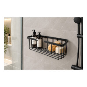 CESTA RECTANGULAR 35CM NEGRA