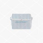 CAJA ALMACENAMIENTO RAYAS AZULES S (38X26X26cm) - Imagen 2