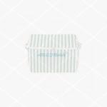 CAJA ALMACENAMIENTO RAYAS VERDES S (38X26X26cm) - Imagen 2